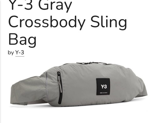 Gray crossbody sling bag - gray,