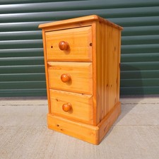 Narrow Solid Pine 3 Drawer