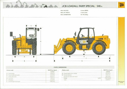 Jcb 540 loadall farm - jcb, 540-70