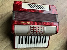 Galotta Piano Accordion Red