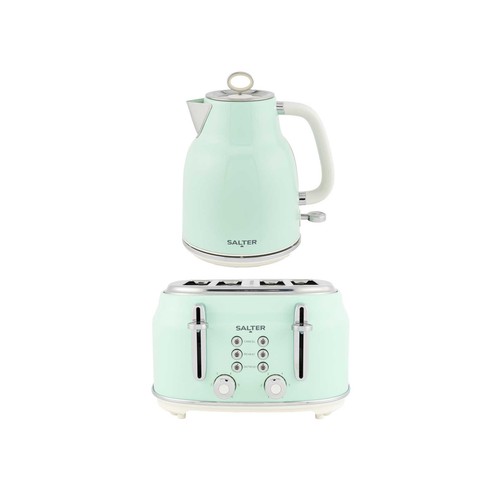 Salter retro kettle 4 slice - salter, &