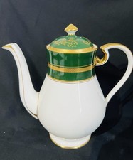 Aynsley Bone China Green Coffee Pot