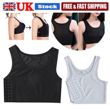 Breathable Short Chest Undershirt Buckle for Tomboy Vest Flat Trans Binder