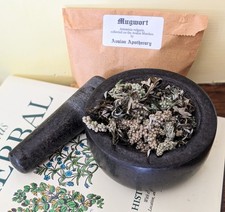 Organic dried Mugwort from Glastonbury, Artemisia vulgaris