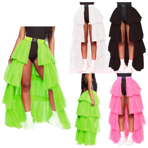 Tulle bustle skirt layered - skirt,