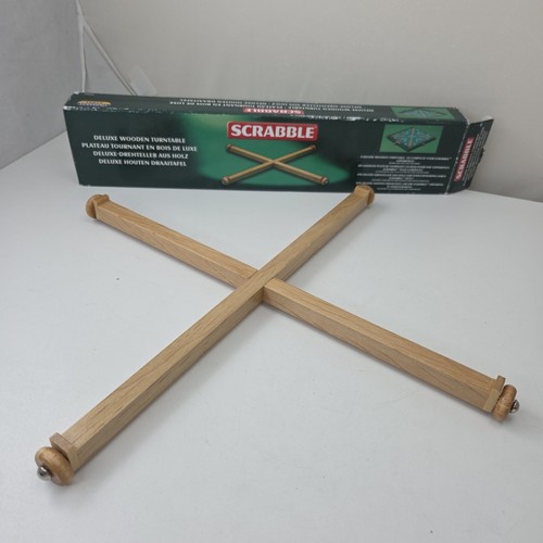 Scrabble deluxe wooden - scrabble,