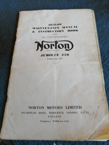 Norton jubilee maintenance - jubilee, &