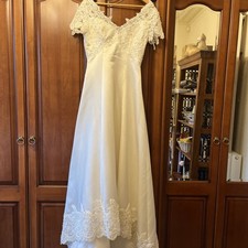 Vintage Wedding / ballgown / stag / drag / hen 14/16 1980s ?