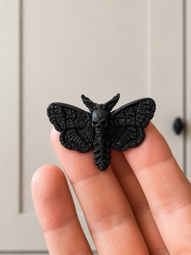 Moth gothic butterfly door - moth,