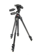 Manfrotto 190 MF3 Carbon Fibre  tripod with804RC2  3 Way Head (4075BL)