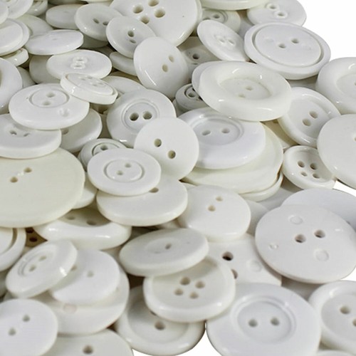 Mixed plastic buttons - plastic,