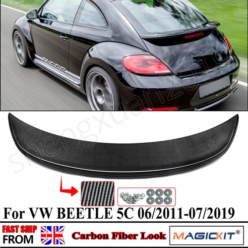 Carbon fiber look rear trunk - carbon,