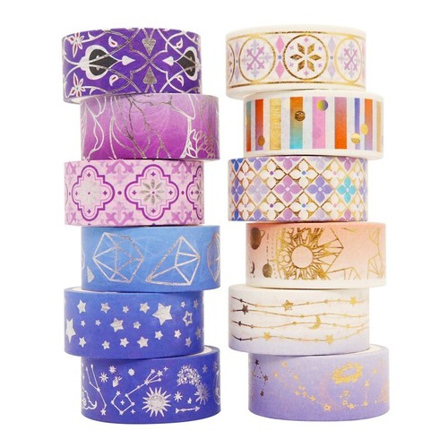 Rolls washi tape set diy - 12/24,