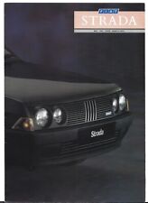 Fiat Strada II 1987-1988 UK Market Brochure 60 & 70 CL, 85 Super,  Abarth 130 TC