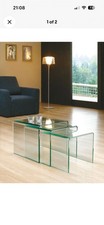 Milan Clear Glass Nest of 3