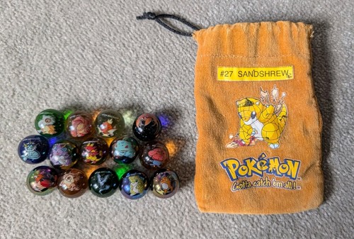 Vintage pokémon marbles - pokémon,