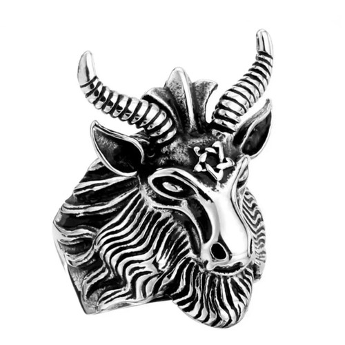 Vintage gothic satanic goat - satanic,