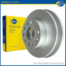 2x Brake Discs Solid For Mercedes E-Class W211 E 270 CDI Comline Rear 0004231012
