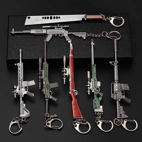 Toy gun keychain - toy,