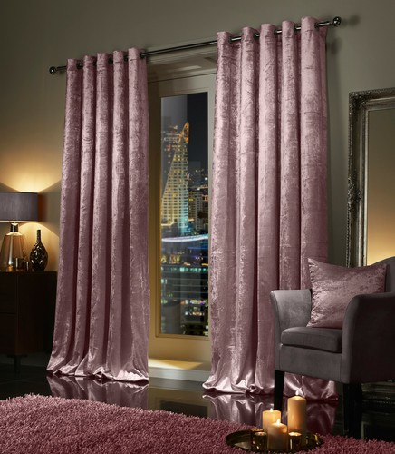 Blush pink crushed velvet - crushed,