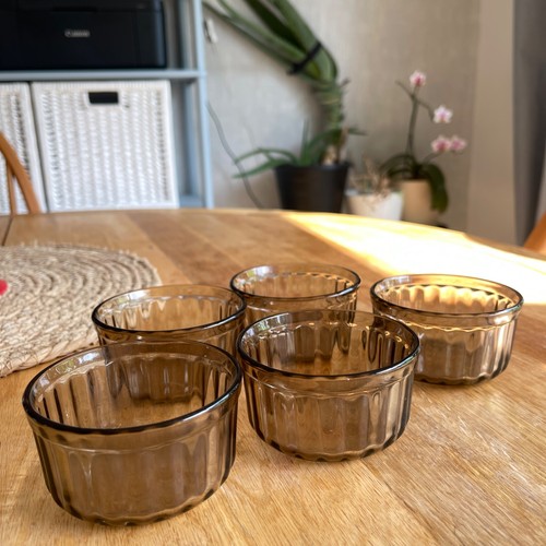 Vintage french arcopal - french, smokey
