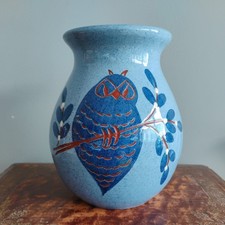 Yeo Pottery Posy Vase Owl