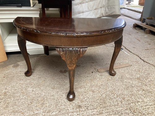 Half moon side table - side, 36