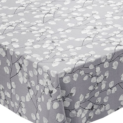 Honesty floral grey - grey, linen