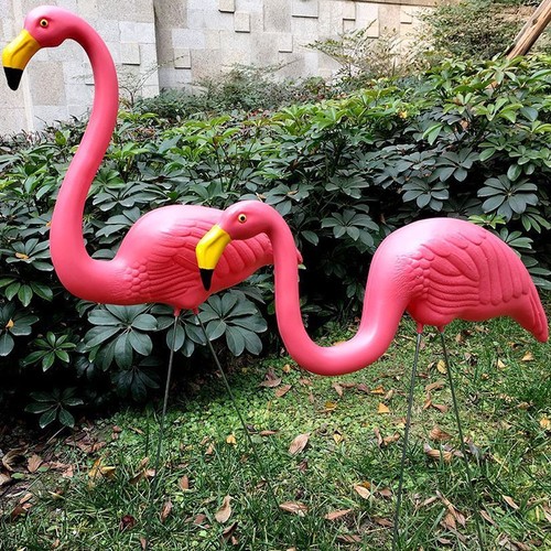 Pcs garden ornaments pink - garden,