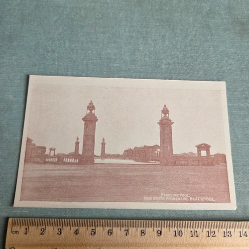 Vintage postcard paddling - postcard,