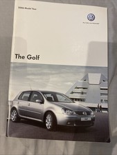 Volkswagen VW Golf Mk5 Brochure 2005-2006 1.6 1.9 TDI SE GTI 2.0 GT TDI 140 R32