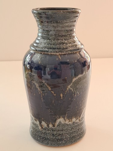 Vintage german fat lava vase - lava,