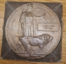 WW1 DEATH PENNY IN ORIGINAL
