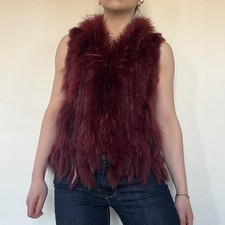 Vintage 00s genuine rabbit fur