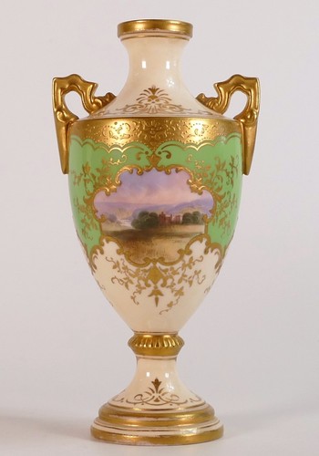 Antique coalport pedestal - antique,