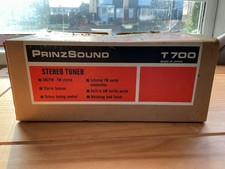 Prinzsound T700 AM/FM Stereo Tuner Radio Vintage Retro (untested)
