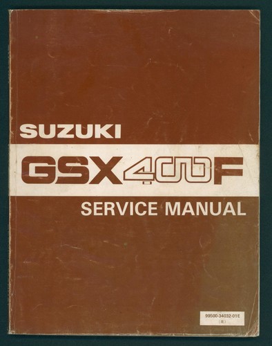 Suzuki gsx400f four - gsx400f, factory
