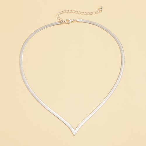 Silver gold statement - gold, necklace
