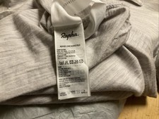 Rapha Men’s Grey Marl Long Sleeve T Shirt. Merino Wool Blend.