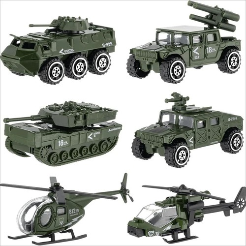 6pcs military vehicle - 6pcs,