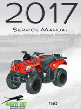Arctic Cat 150 Service Manual | 2017 | Alterra ATV | USB & Link