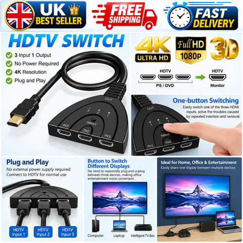 Port hdmi splitter cable - 3,