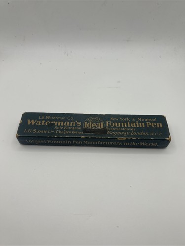 Waterman ideal pen - pen, box