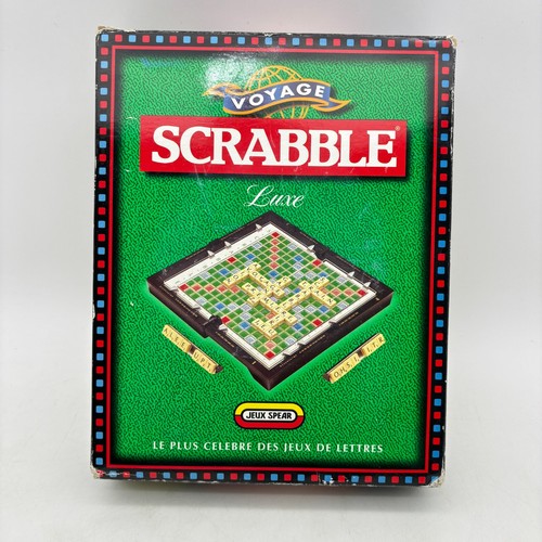 Vintage scrabble luxe - luxe, french