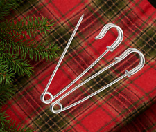 Large Metal Kilt Pins 70mm  Scarf Brooch Safety Knitting Highland Scottish/Irish