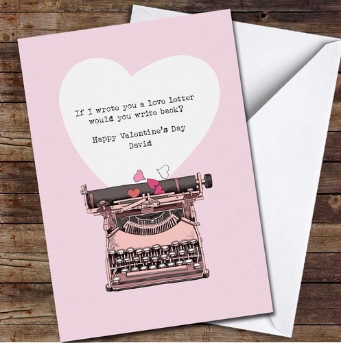Vintage pink typewriter with - pink,