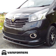 Vauxhall Vivaro X82 2014-2018  Lower Bumper Lip ABS (Black) Splitter