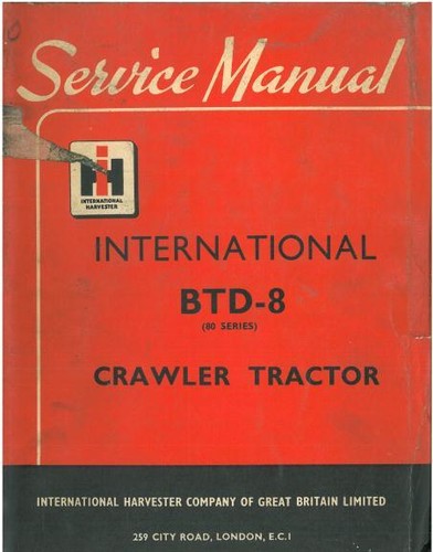 International crawler tractor - crawler,