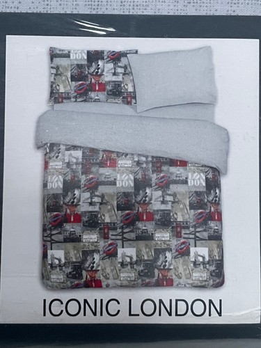 Iconic london scene king duvet - iconic,