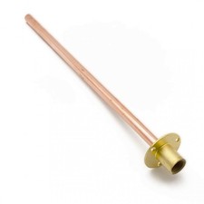 Outside Garden Bib Tap Wall Plate With 600mm Copper Tube For Through Wall